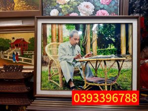 Tranh Bác Hồ, Tranh Bác Hồ ngồi ghế mây