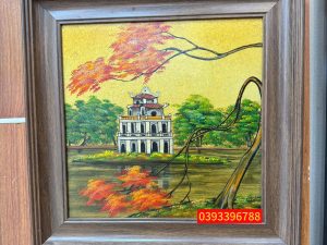 Tranh Hồ Gươm, tranh sơn mài Hồ Gươm