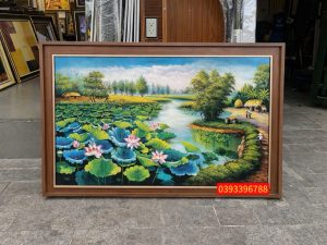 Tranh Hoa Sen Treo Ở Đâu Đẹp? Cách Trang Trí Tranh Hoa Sen