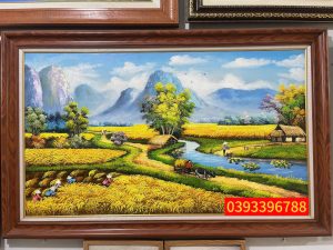 Tranh đồng quê - Tranh sơn dầu đồng quê