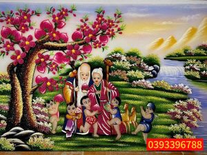 Tranh quà tặng - Tranh mừng thọ