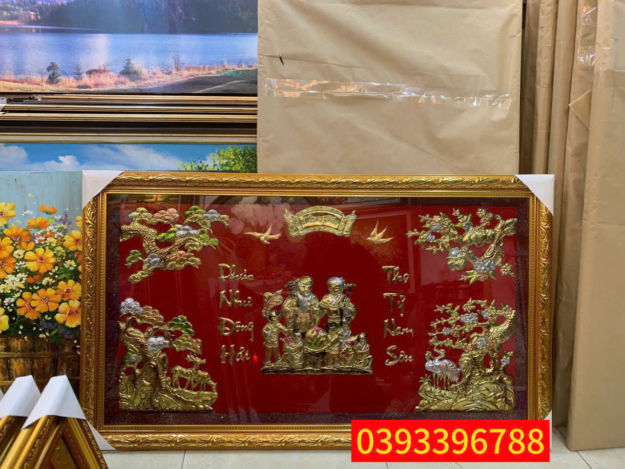 Tranh quà tặng - Tranh mừng thọ