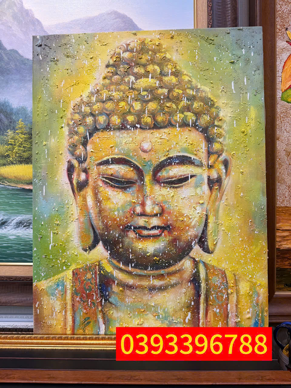Tranh Phật đẹp, tranh sơn dầu Phật