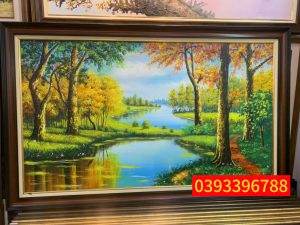 Tranh phong cảnh, Tranh sơn dầu phong cảnh Châu Âu