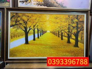 Tranh phong cảnh đẹp, Tranh sơn dầu Châu Âu