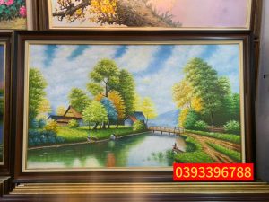 Tranh phong cảnh đẹp, Tranh sơn dầu Châu Âu