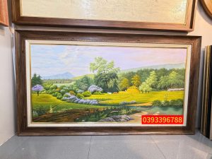 Tranh phong cảnh thiên nhiên mùa thu nước ngoài yên bình