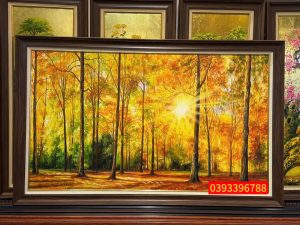 Tranh phong cảnh đẹp - tranh sơn dầu phong cảnh Châu Âu