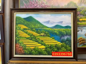 Tranh ruộng bậc thang treo tường đẹp