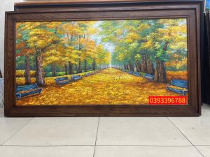 Tranh phong cảnh Châu âu, tranh sơn dầu phong cảnh đẹp