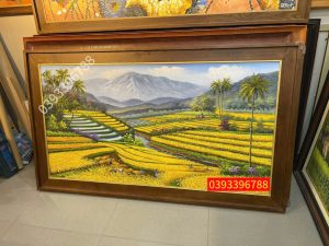 Tranh ruộng bậc thang, tranh phong cảnh tây bắc đẹp