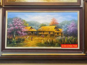 Tranh phong cảnh vùng cao , tranh phong cảnh tây bắc đẹp