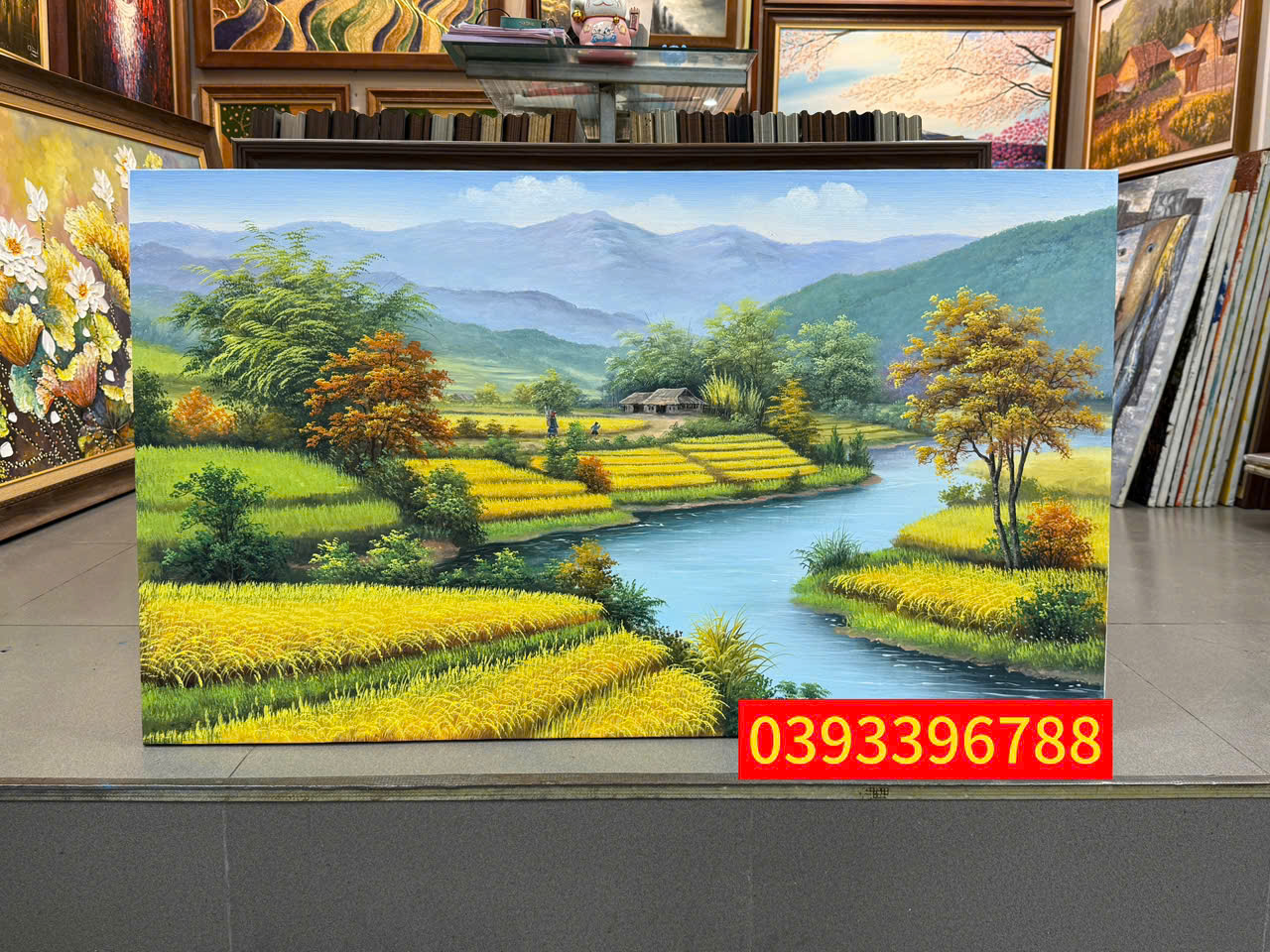 Tranh ruộng bậc thang, tranh phong cảnh tây bắc đẹp