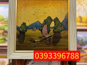 Tranh quà tặng - Tranh sơn mài Vịnh Hạ Long