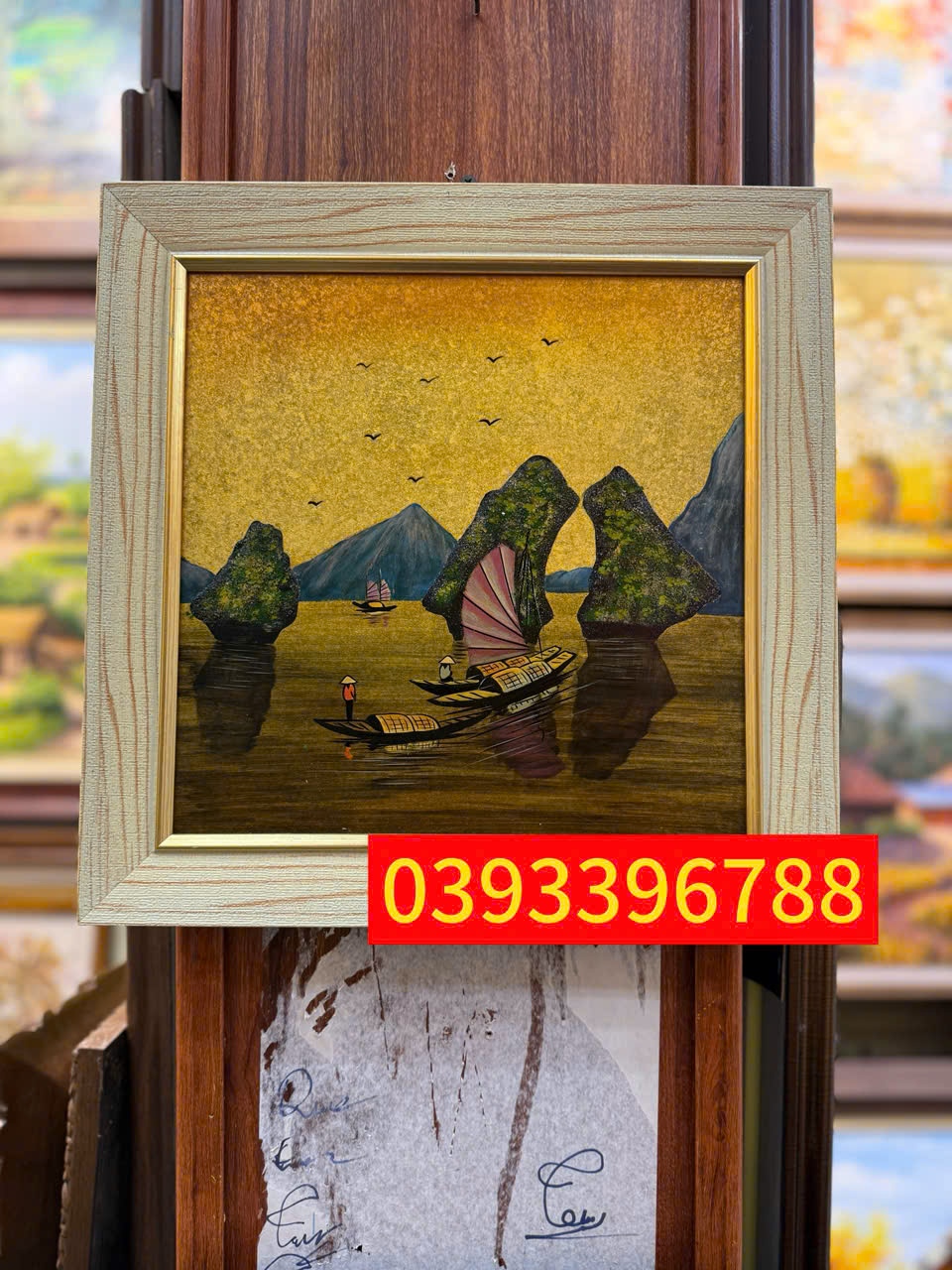 Tranh quà tặng - Tranh sơn mài Vịnh Hạ Long