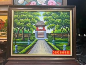 Tranh Văn Miếu - Quốc Tử Giám